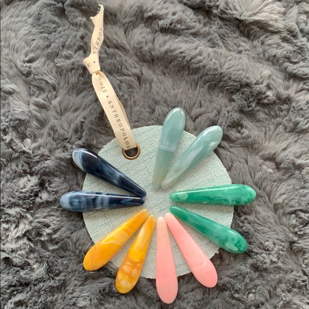 Anthropologie hair clips!